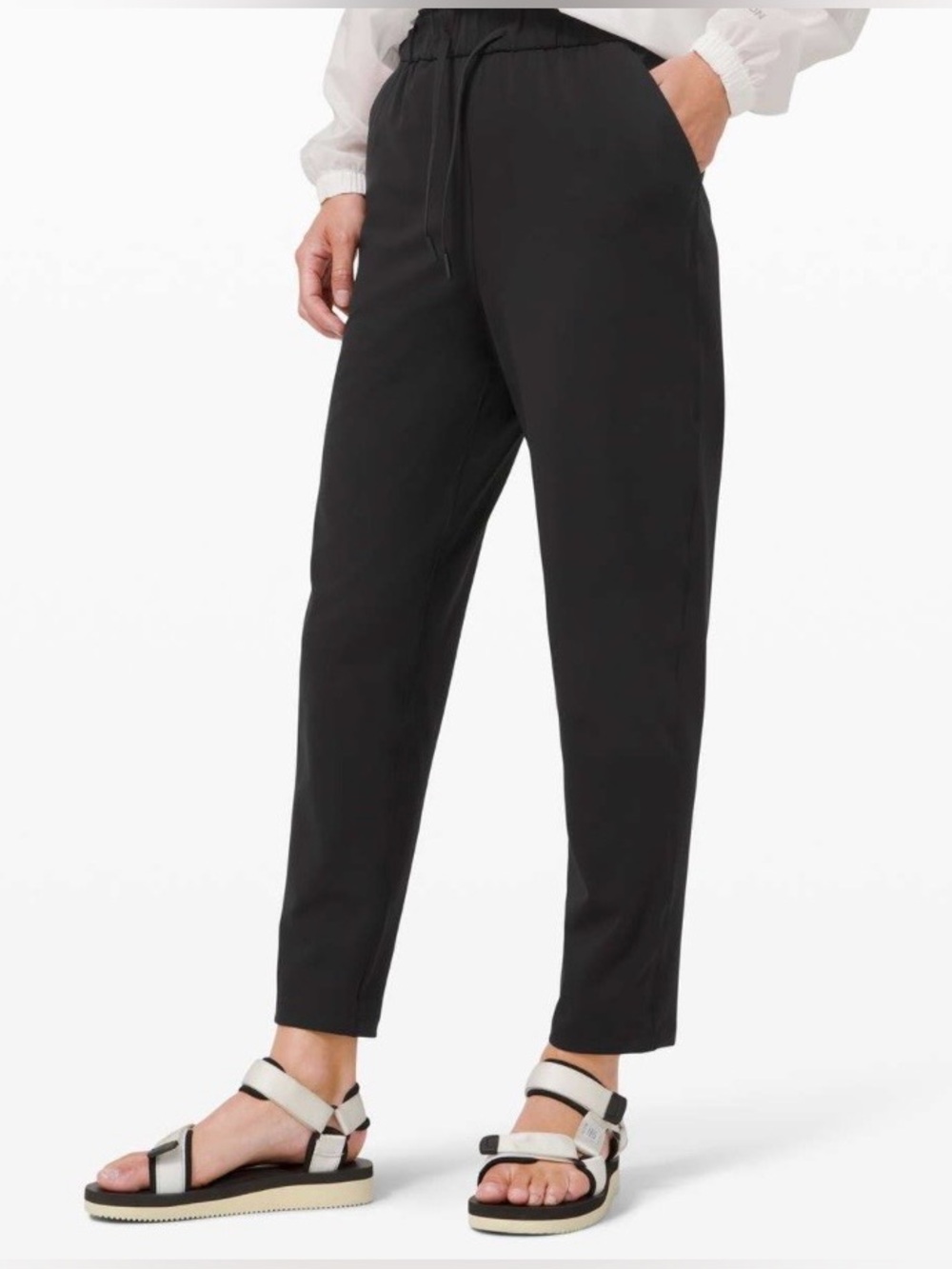 Lululemon Keep Moving Pant 7/8 High-Rise Black Size 6